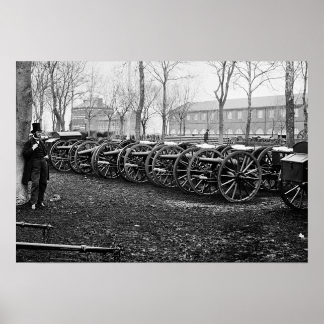 Wiard Guns at the Arsenal: 1862 Poster (Front)