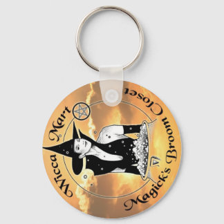 Wicca-Mart Logo Key Chain