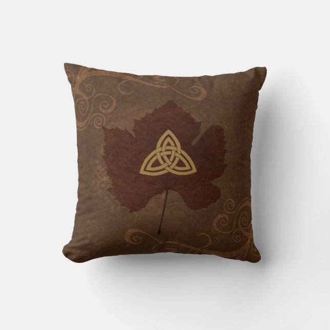 Wicca Rustica: Celtic Autumn Cushion (Front)