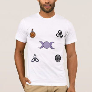 Wiccan and Pagan Symbols T-Shirt