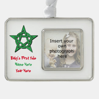 Wiccan Baby's First Yule Keepsake Ornament