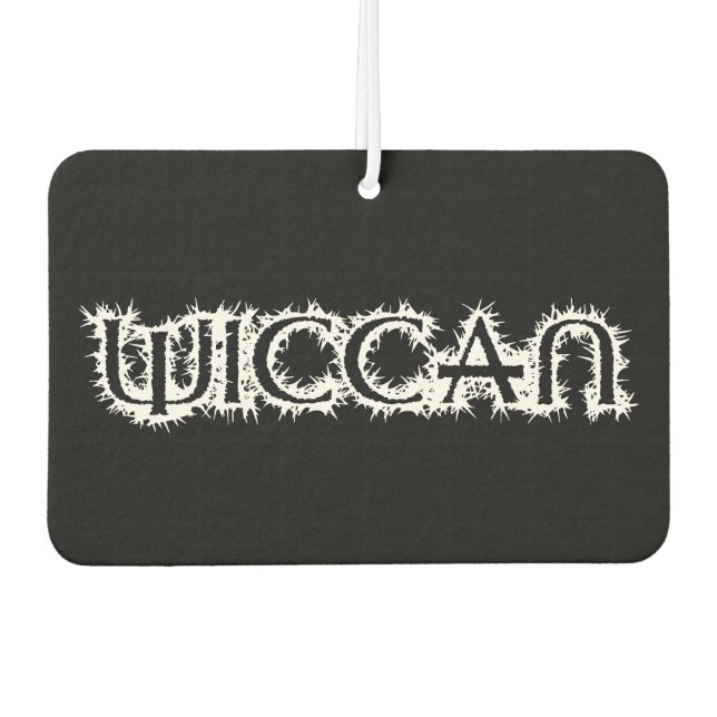 Wiccan Car Air Freshener (Front)