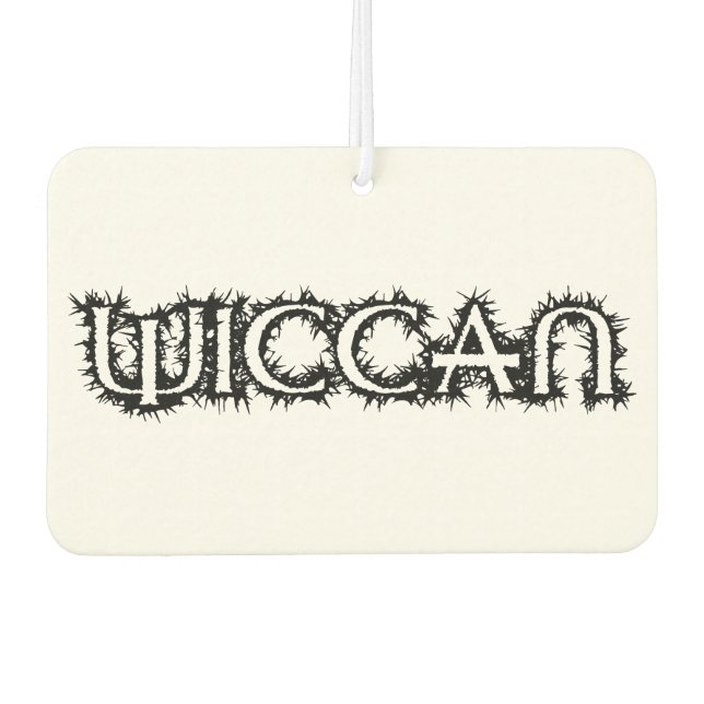Wiccan Car Air Freshener (Front)