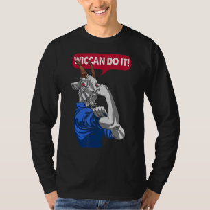Wiccan Do It Baphomet Goat Satanic Occult Gothic T-Shirt