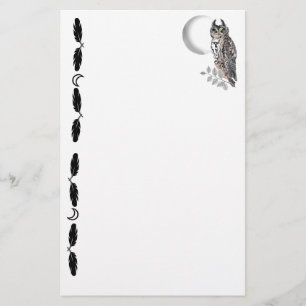 Wiccan Owl - Hecate's Guardian Stationery