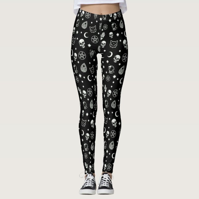 Wiccan Pattern Leggings (Front)