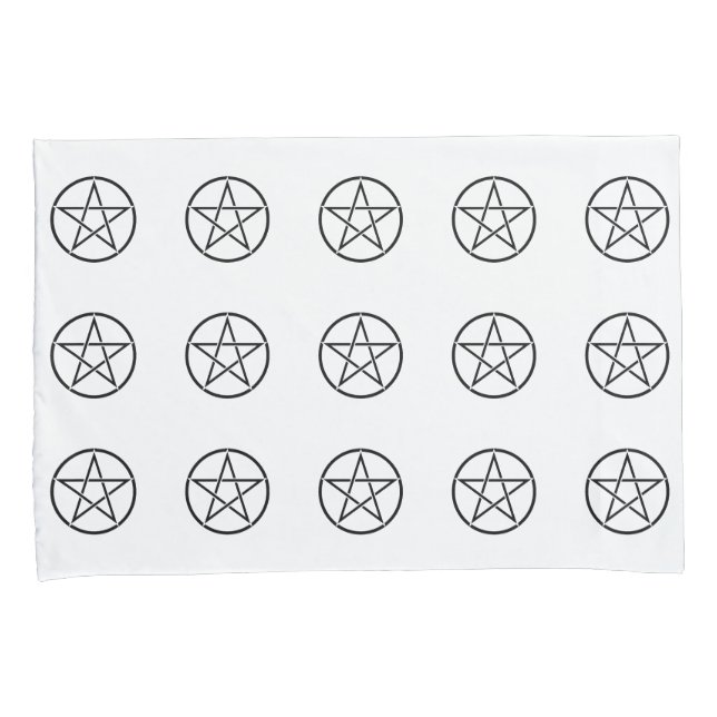 Wiccan Pentacle (Pentagram) Pillowcase (Front-Right)