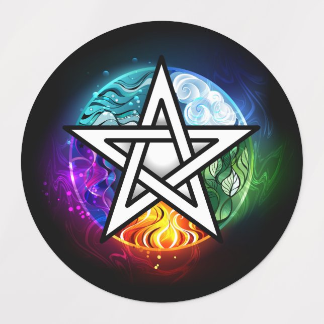 Wiccan pentagram (Design 1)