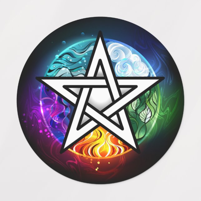 Wiccan pentagram (Design 1)