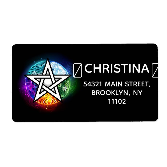 Wiccan pentagram (Front)