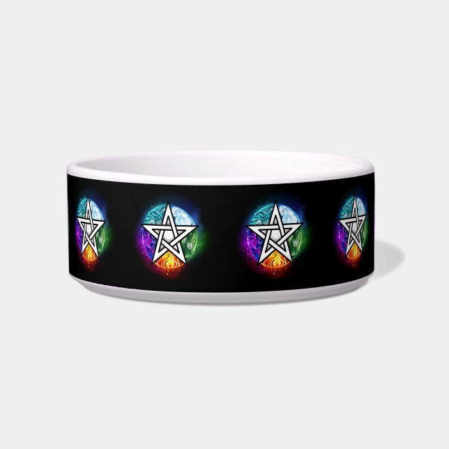 Wiccan pentagram bowl (Front)