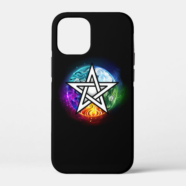 Wiccan pentagram Case-Mate iPhone case (Back)