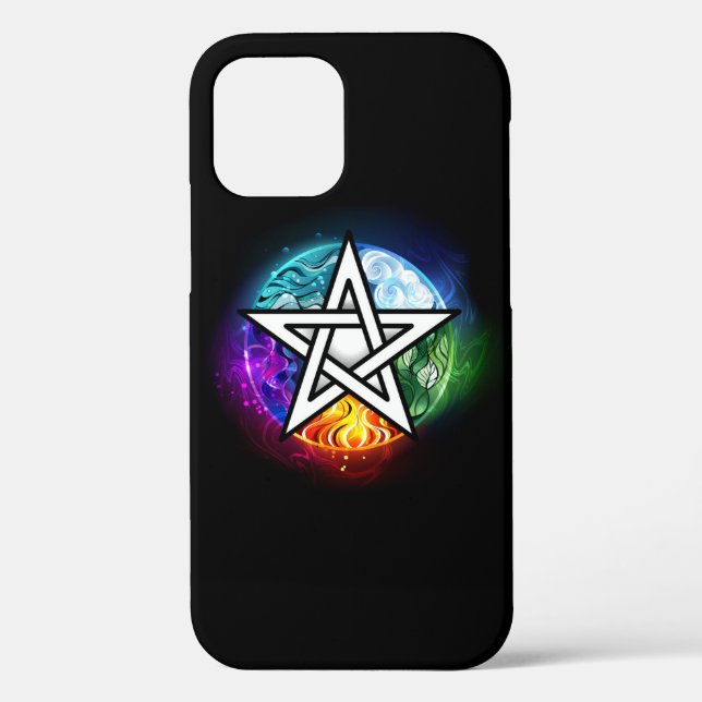 Wiccan pentagram Case-Mate iPhone case (Back)