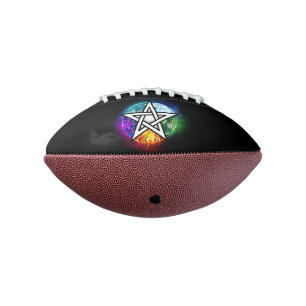 Wiccan pentagram football
