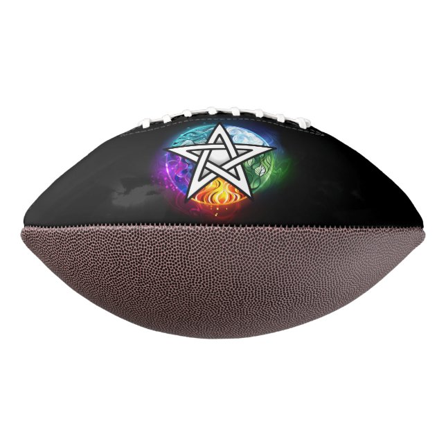 Wiccan pentagram football (Rotated 270)