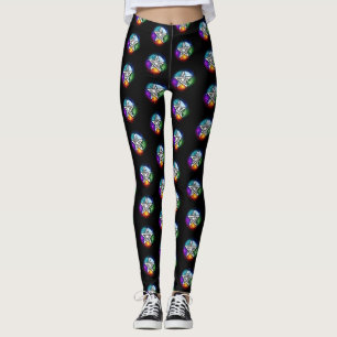 Wiccan pentagram leggings