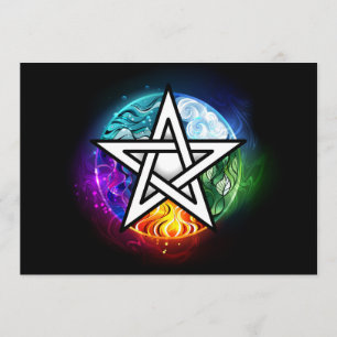 Wiccan pentagram menu
