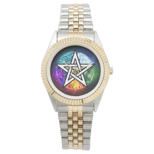 Wiccan pentagram watch (Front)