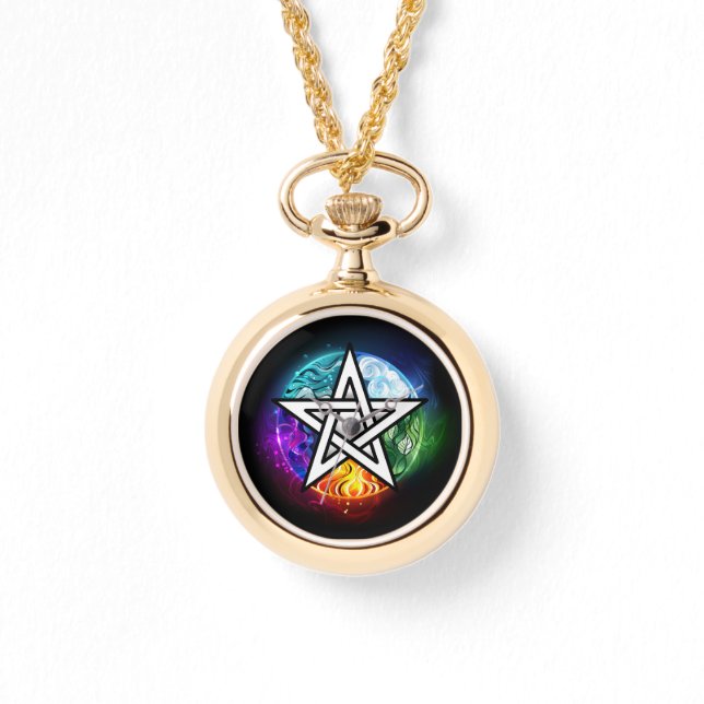 Wiccan pentagram watch (Front)