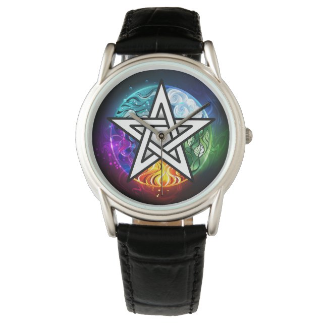 Wiccan pentagram watch (Front)