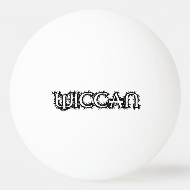 Wiccan Ping Pong Ball (Front)