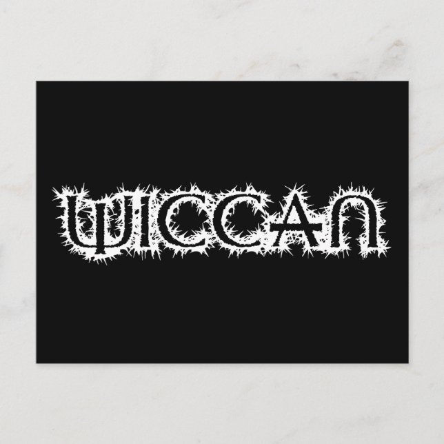 Wiccan Postcard (Front)