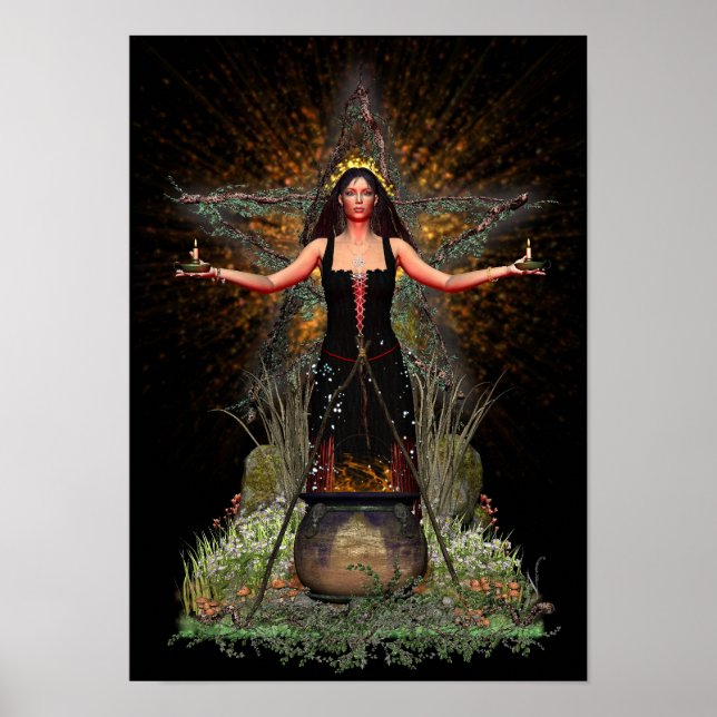 Wiccan Poster - Spellweaver III [A3] (Front)