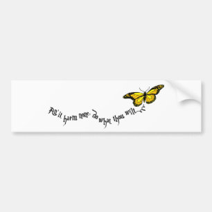 Wiccan rede bumper sticker