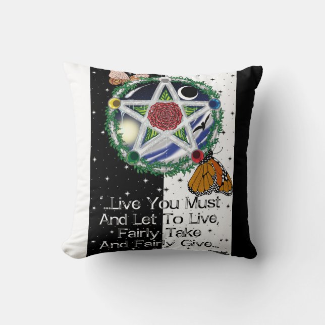 Wiccan Rede Pillows (Front)