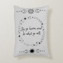 Wiccan Rede Throw Pillow
