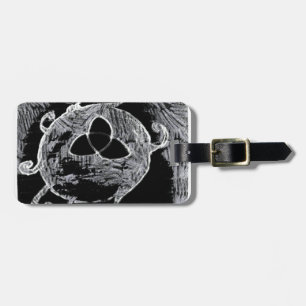 wiccan symbol for the witches luggage tag