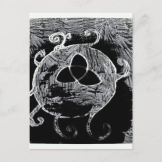 wiccan symbol for the witches postcard