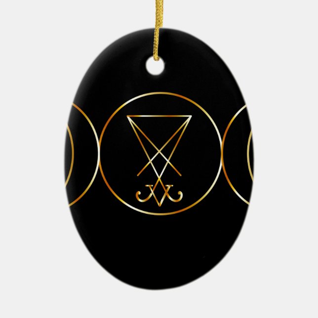 Wiccan symbol, Triple Goddess Ceramic Ornament (Front)