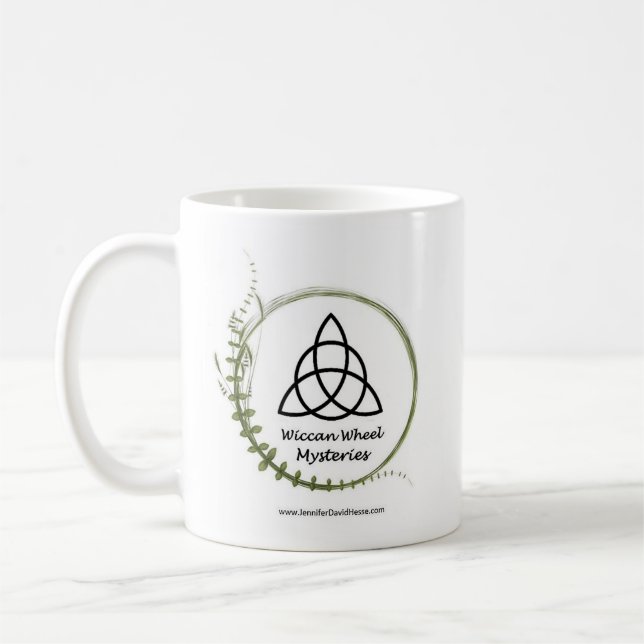 Wiccan Wheel Mysteries Mug (Left)