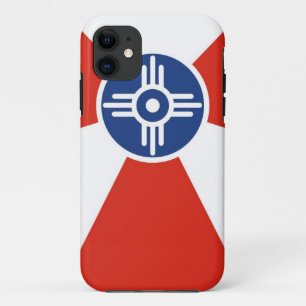 Wichita city flag  Kansas state America country iPhone 11 Case