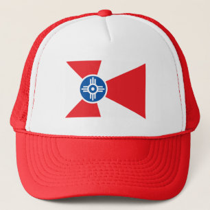 Wichita city flag trucker hat