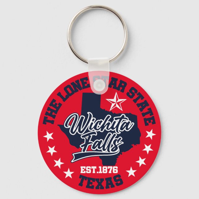 Wichita Falls,Texas Key Ring (Front)