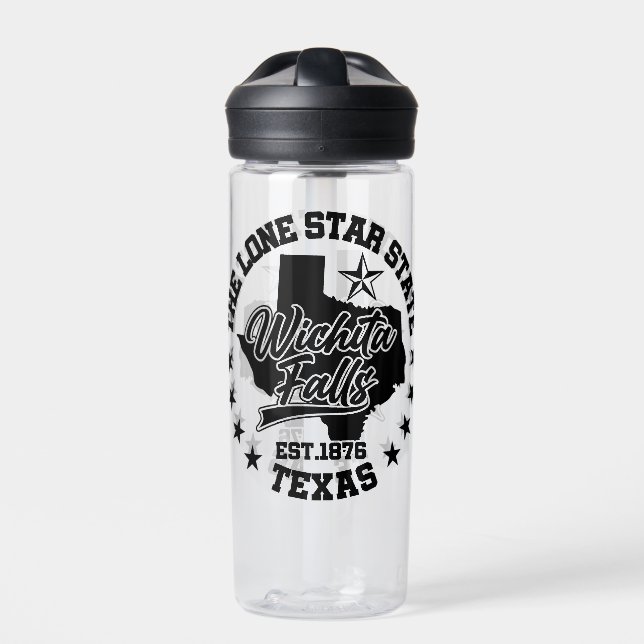 Wichita Falls,Texas Water Bottle (Front)