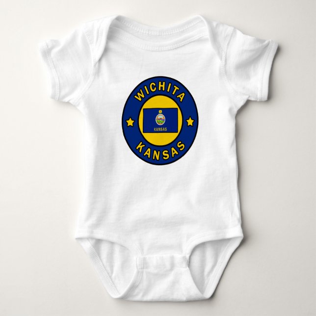 Wichita Kansas Baby Bodysuit (Front)