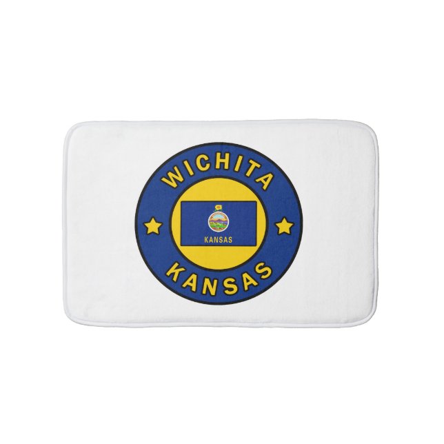 Wichita Kansas Bath Mat (Front)