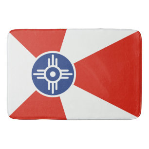 Wichita Kansas ICT Flag Bath Mat