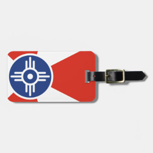 Wichita Kansas ICT Flag Luggage Tag