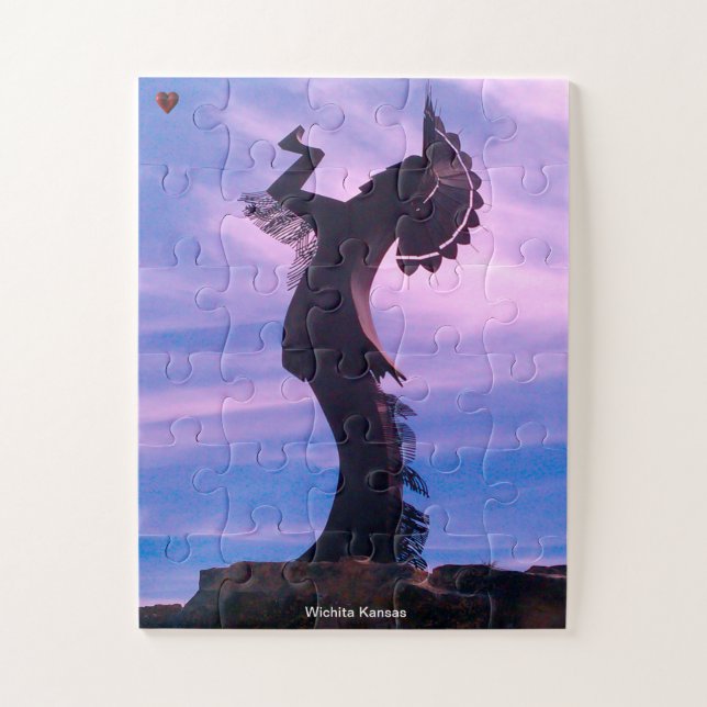 Wichita Kansas Jigsaw Puzzle (Vertical)
