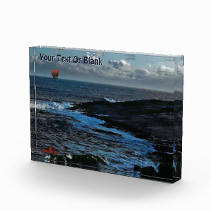 Wick Bay Viking Longship Photo Block