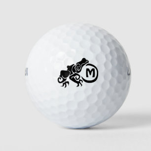 Wick Tribal Frog Monogram Golf Balls