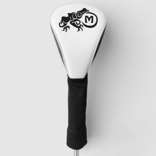 Wick Tribal Frog Monogram Golf Head Cover