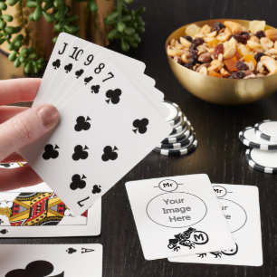 Wick Tribal Frog Monogram Playing Cards