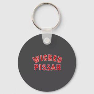 Wicked Ah Er Boston New England Southie  Key Ring