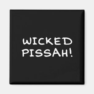 Wicked Ah! Funny Awesome Er New England  Magnet