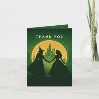 Wicked Baby Shower Thank You Card